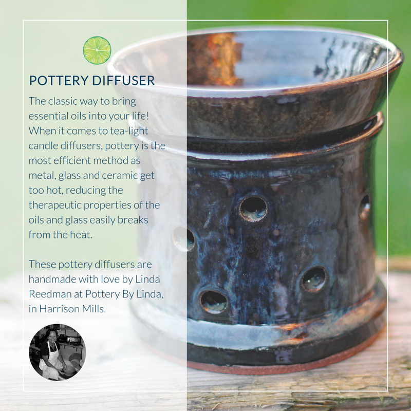 Handmade Pottery Diffuser – The Blending Bar Aromatherapy