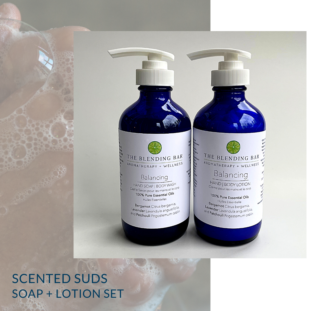 Scented Suds | Soap + Lotion Set – The Blending Bar Aromatherapy