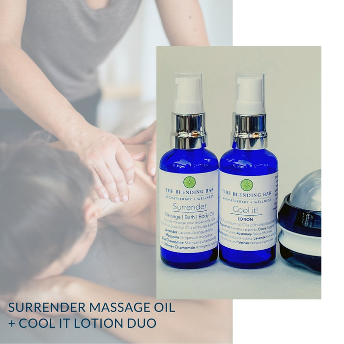 Duo: Surrender Massage Oil + Cool it! Lotion